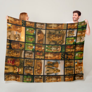 40 Foto-Collage-Vorlage Personalisiert Maßgeschnei Fleecedecke