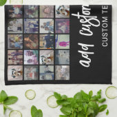 40 FotoCollage - 4 Reihen 10 Spalten - Skriptname Geschirrtuch (Gefaltet)