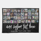 40 FotoCollage - 4 Reihen 10 Spalten - Skriptname Geschirrtuch (Horizontal)