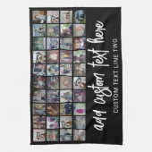 40 FotoCollage - 4 Reihen 10 Spalten - Skriptname Geschirrtuch (Vertikal)