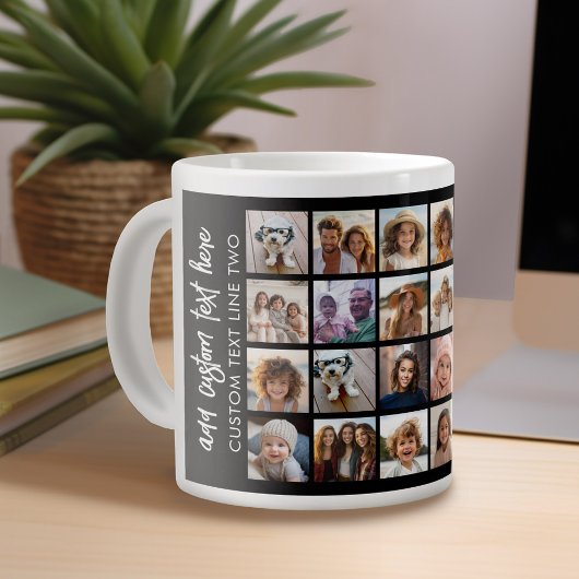 40 FotoCollage - 4 Reihen 10 Spalten - Skriptname Jumbo-Tasse