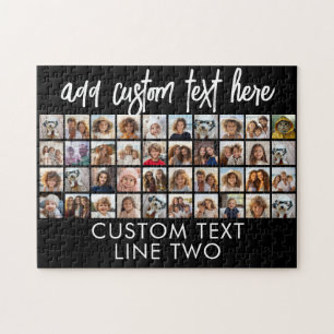 40 FotoCollage - 4 Reihen 10 Spalten - Skriptname Puzzle