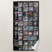 40 FotoCollage - 4 Reihen 10 Spalten - Skriptname Strandtuch (Vorderseite)