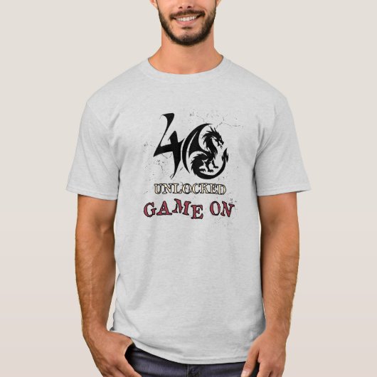 40 Freigeschaltet~Spiel Ein T-Shirt (Vorderseite)
