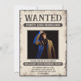 40. Funny Retro Vintag 40 Jahre Geburtstag Einladung