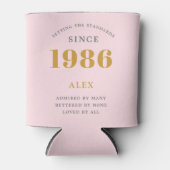 40. Geburtstag 1986 Andenken Elegant Personalisier Dosenkühler (Vorderseite)