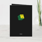 40. Geburtstag 2 Bildvorlagenkarte Karte (Rückseite)