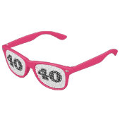 40. GEBURTSTAG 30 Party PINK Sonnenbrille (Schrägansicht)