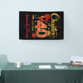 40. Geburtstag, 40. Banner (Messe)