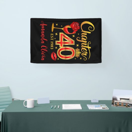 40. Geburtstag, 40. Banner (Messe)