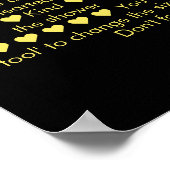 40. Geburtstag 40 Gründe warum Schwarzes Gold Poster (Ecke)