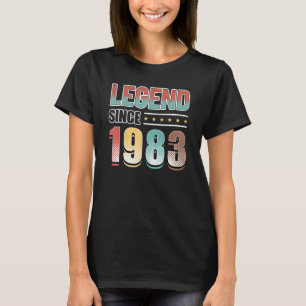 40. Geburtstag 40 Jahre alte Legende seit 1983 T-Shirt