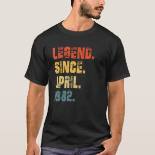 40. Geburtstag 40 Jahre alte Legende seit April 19 T-Shirt