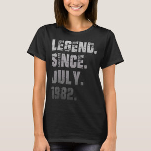 40. Geburtstag 40 Jahre alte Legende seit Juli 198 T-Shirt
