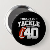 40. Geburtstag 40 Jahre Paare Jahrestag Button (Vorne & Hinten)