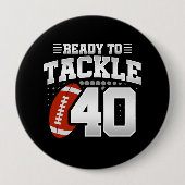 40. Geburtstag 40 Jahre Paare Jahrestag Button (Vorderseite)