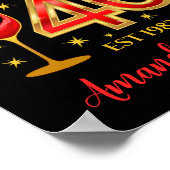 40. Geburtstag, 40. Poster (Ecke)