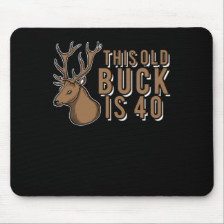 40. Geburtstag altes Dollar-Kleid jagend Mousepad