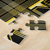 40. Geburtstag Art Deco Gold Black Great Gatsby Puzzle (Seite)