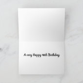 **40. GEBURTSTAG AUS DEM GANG KARTE (Innenseite)