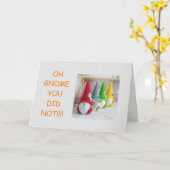 **40. GEBURTSTAG** AUS VERFUSSTEN GNOMEN! Karte (Gelbe Blume)