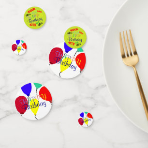 40. Geburtstag Balloons Personalisiert Confetti Konfetti