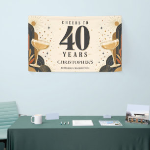 40. Geburtstag Banner
