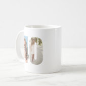 40. Geburtstag Benutzerdefiniertes Foto Kaffeetasse (Vorderseite Links)