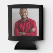 40. Geburtstag Black Gold Legendary Foto Dosenkühler (Rückseite)