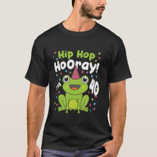 40. Geburtstag Boy Frog Lover 40 Jahre alter Hase T-Shirt