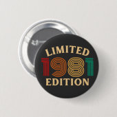 40. Geburtstag Button (Vorne & Hinten)