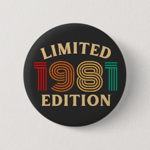 40. Geburtstag Button