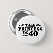 40. Geburtstag Button (Vorne & Hinten)