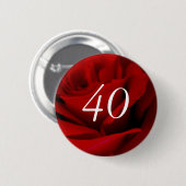 40. Geburtstag Button (Vorne & Hinten)