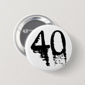 40. Geburtstag Button (Vorne & Hinten)