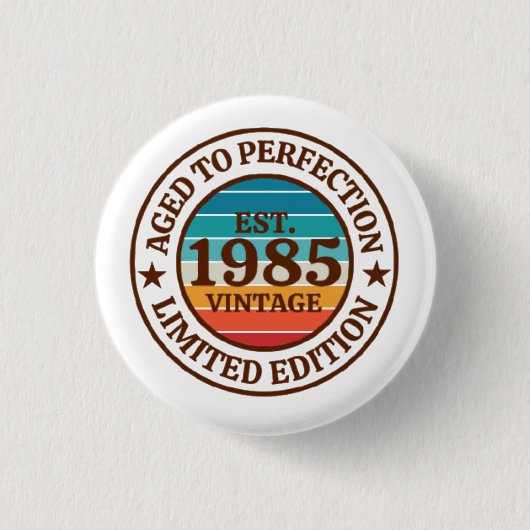40. Geburtstag Button (Vorderseite)