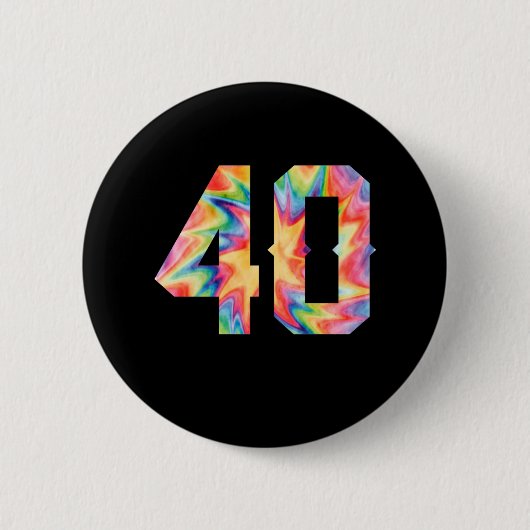 40. Geburtstag Button (Vorderseite)