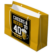 40. Geburtstag Cheers & Biere bis 40 Jahre