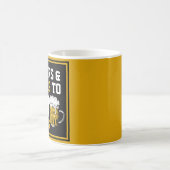 40. Geburtstag Cheers & Biere bis 40 Jahre Kaffeetasse (Mittel)