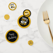 40. Geburtstag Cheers & Biere bis 40 Jahre Konfetti (Gruppe)