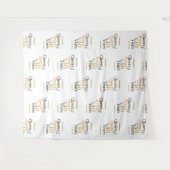 40. Geburtstag Cheers Biere Minimale Party Hinterg Wandteppich (Vorderseite (Horizontal))