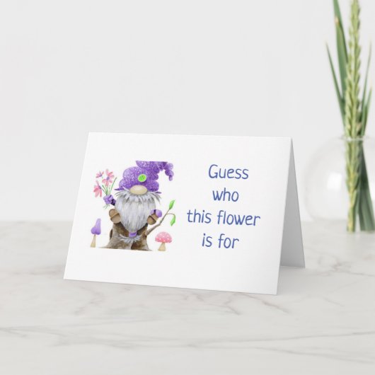 ***40. GEBURTSTAG*** COMICAL GNOME Card Karte (Vorderseite)