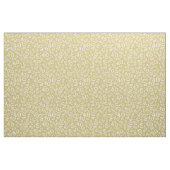 40. Geburtstag Cooles Zahlenmuster Gold/Weiß Stoff (Yard (91,4 cm))