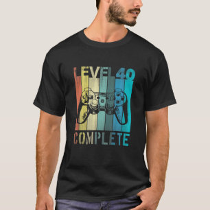 40. Geburtstag des Mannes Junger Mann Level 40 Jah T-Shirt