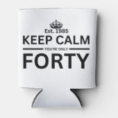 40. Geburtstag Dosenkühler (Vorderseite)