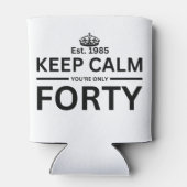 40. Geburtstag Dosenkühler (Rückseite)