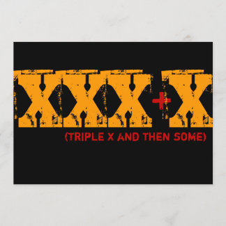 40. Geburtstag - dreifaches X und dann einige Einladung