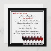 40. Geburtstag einladen Einladung (Vorne/Hinten)