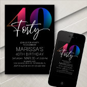 40. Geburtstag Einladung
