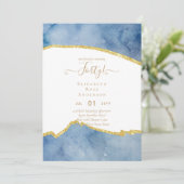 40. Geburtstag Einladungen Glamour Girly Modern FU (Stehend Vorderseite)